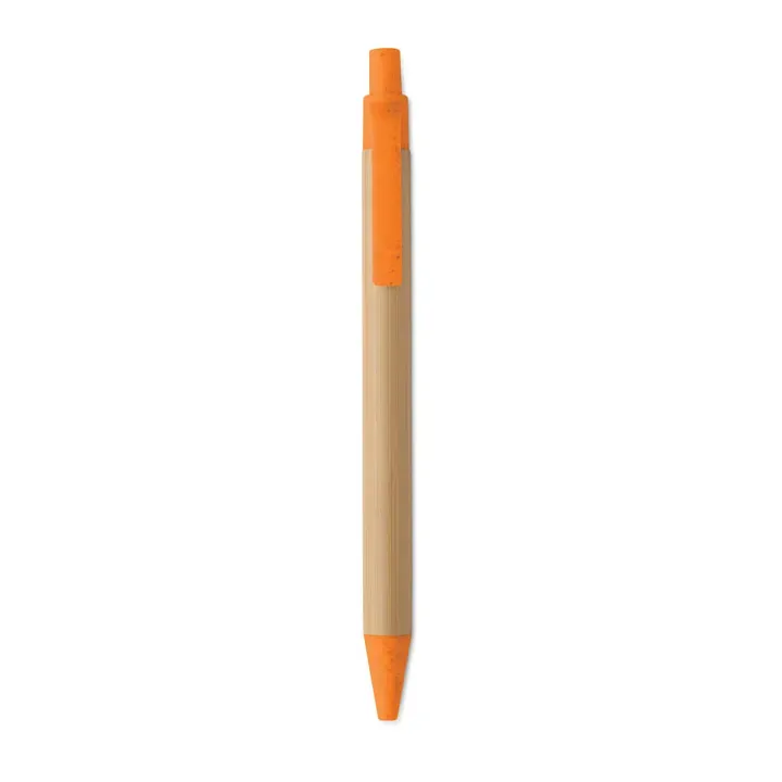 Push button ball pen in bamboo - MO2635 (MOCN#10)